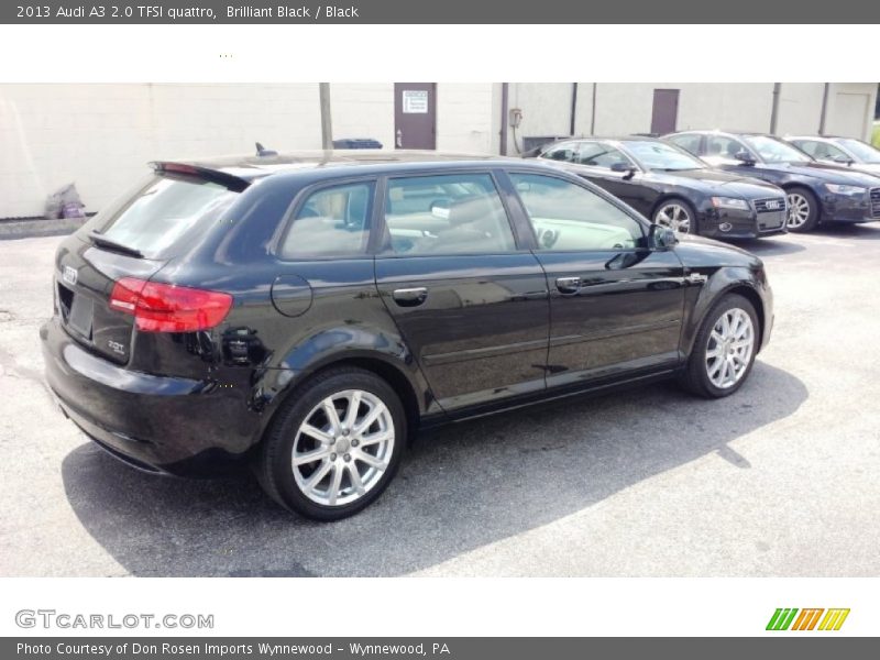 Brilliant Black / Black 2013 Audi A3 2.0 TFSI quattro