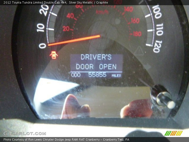 Silver Sky Metallic / Graphite 2012 Toyota Tundra Limited Double Cab 4x4