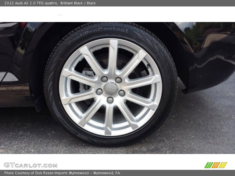 Brilliant Black / Black 2013 Audi A3 2.0 TFSI quattro
