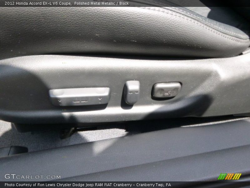 Polished Metal Metallic / Black 2012 Honda Accord EX-L V6 Coupe