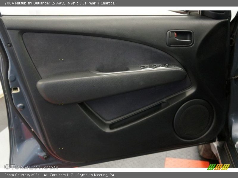 Mystic Blue Pearl / Charcoal 2004 Mitsubishi Outlander LS AWD