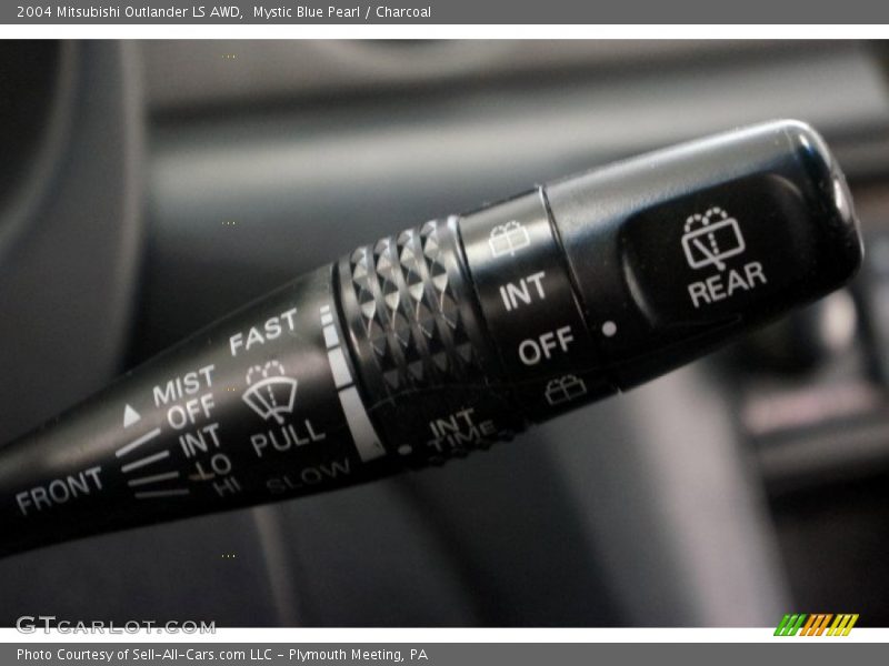 Mystic Blue Pearl / Charcoal 2004 Mitsubishi Outlander LS AWD
