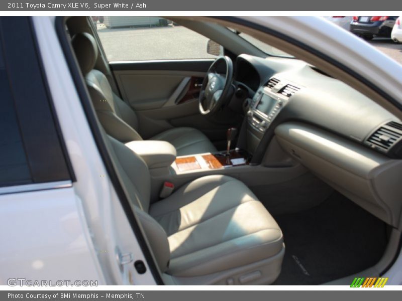 Super White / Ash 2011 Toyota Camry XLE V6