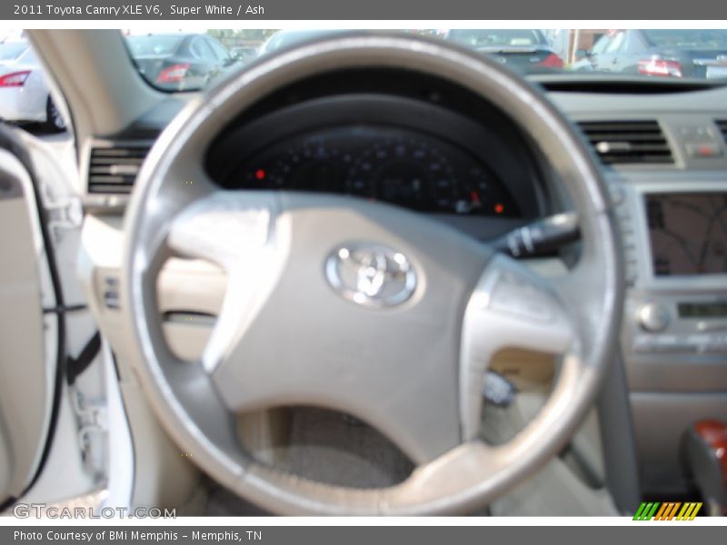Super White / Ash 2011 Toyota Camry XLE V6