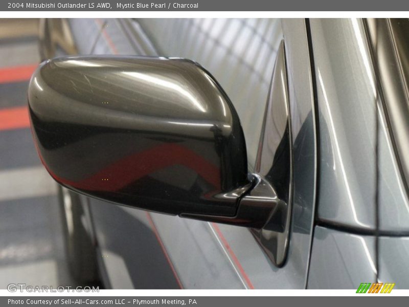 Mystic Blue Pearl / Charcoal 2004 Mitsubishi Outlander LS AWD