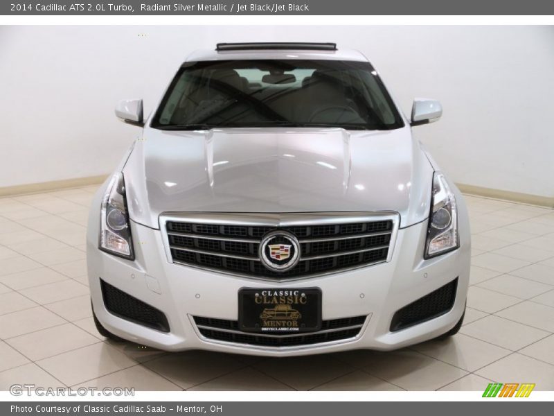 Radiant Silver Metallic / Jet Black/Jet Black 2014 Cadillac ATS 2.0L Turbo