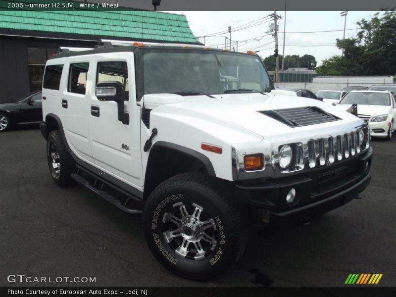 White / Wheat 2006 Hummer H2 SUV