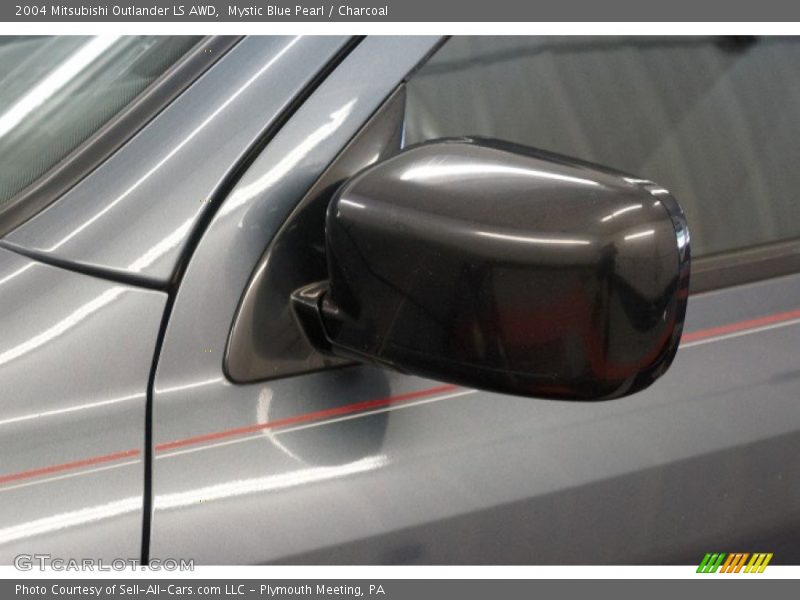 Mystic Blue Pearl / Charcoal 2004 Mitsubishi Outlander LS AWD