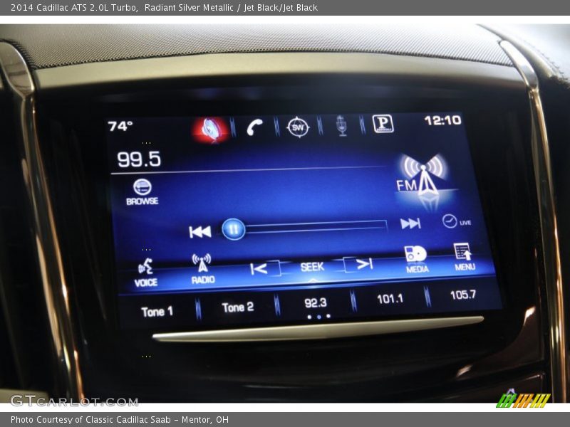 Radiant Silver Metallic / Jet Black/Jet Black 2014 Cadillac ATS 2.0L Turbo