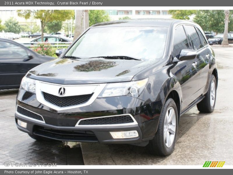 Crystal Black Pearl / Ebony 2011 Acura MDX Technology