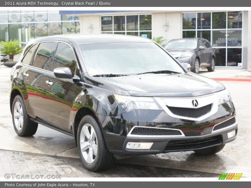 Crystal Black Pearl / Ebony 2011 Acura MDX Technology