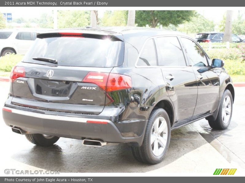 Crystal Black Pearl / Ebony 2011 Acura MDX Technology