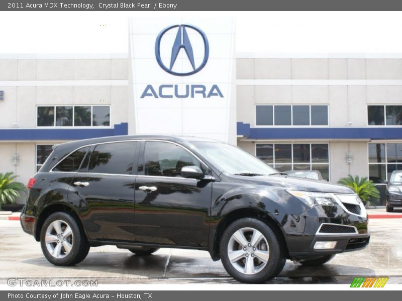 Crystal Black Pearl / Ebony 2011 Acura MDX Technology
