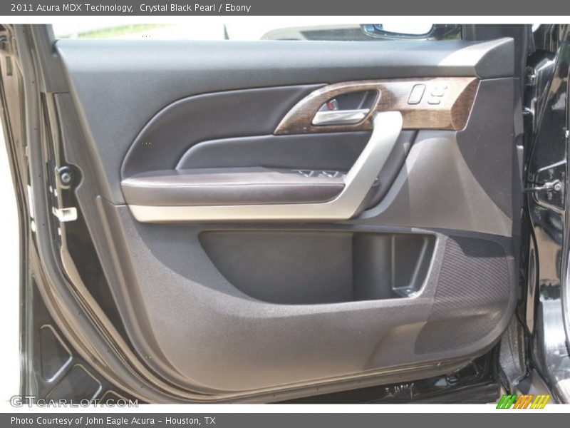 Crystal Black Pearl / Ebony 2011 Acura MDX Technology
