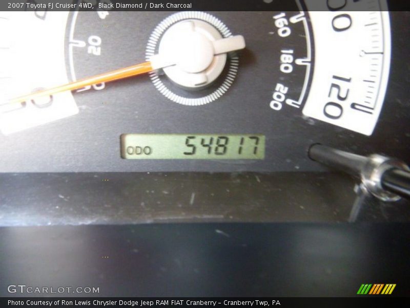 Black Diamond / Dark Charcoal 2007 Toyota FJ Cruiser 4WD
