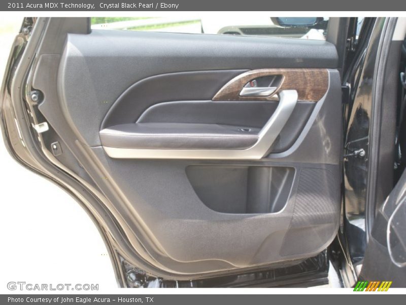 Crystal Black Pearl / Ebony 2011 Acura MDX Technology