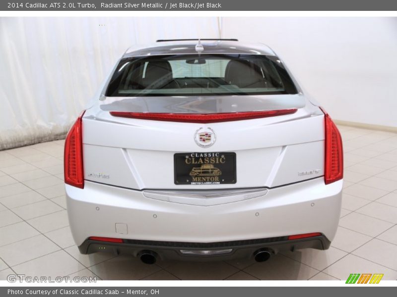 Radiant Silver Metallic / Jet Black/Jet Black 2014 Cadillac ATS 2.0L Turbo