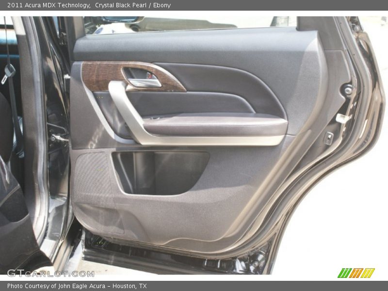 Crystal Black Pearl / Ebony 2011 Acura MDX Technology