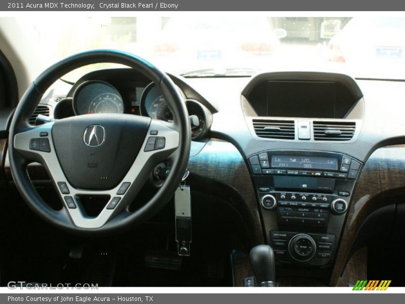 Crystal Black Pearl / Ebony 2011 Acura MDX Technology