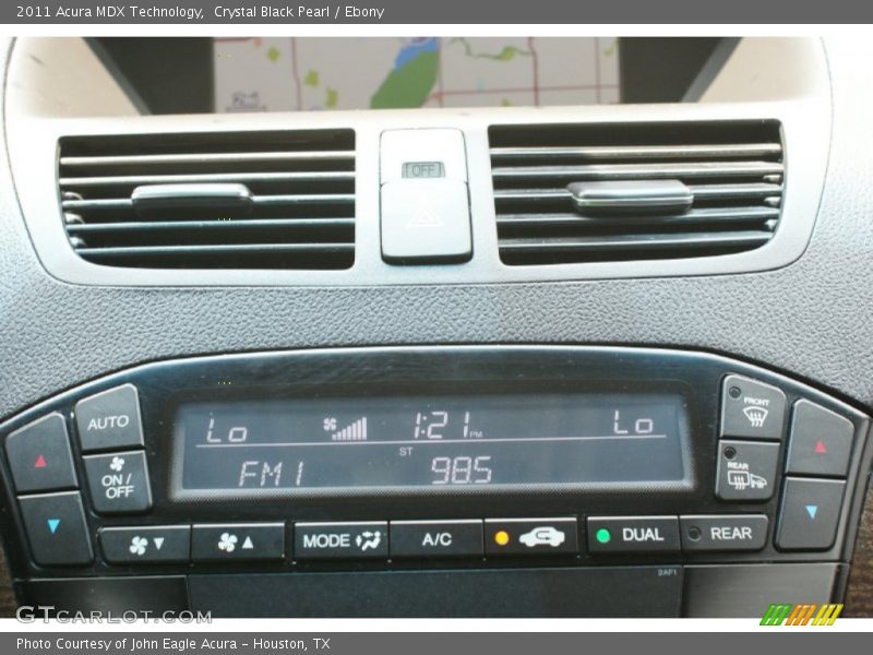 Crystal Black Pearl / Ebony 2011 Acura MDX Technology