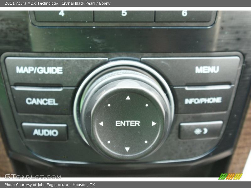 Crystal Black Pearl / Ebony 2011 Acura MDX Technology