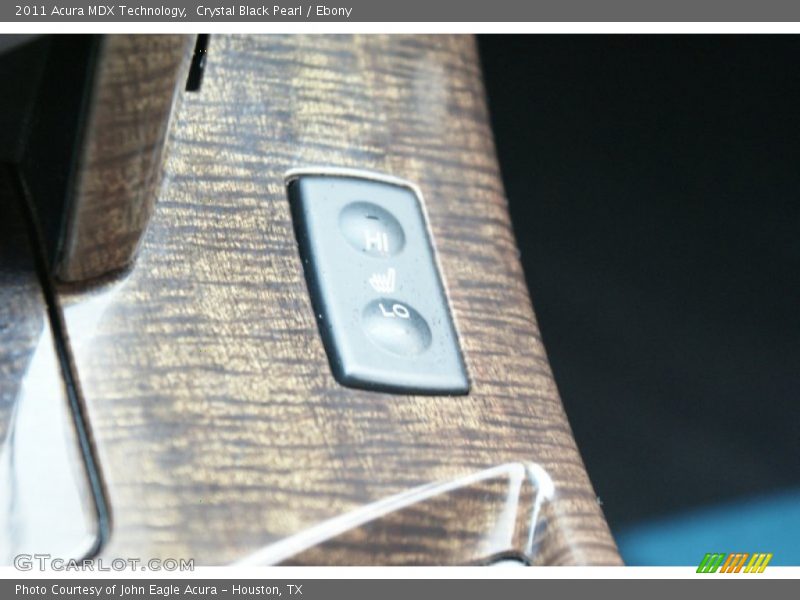 Crystal Black Pearl / Ebony 2011 Acura MDX Technology
