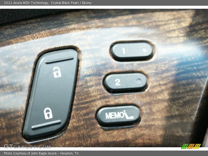 Crystal Black Pearl / Ebony 2011 Acura MDX Technology
