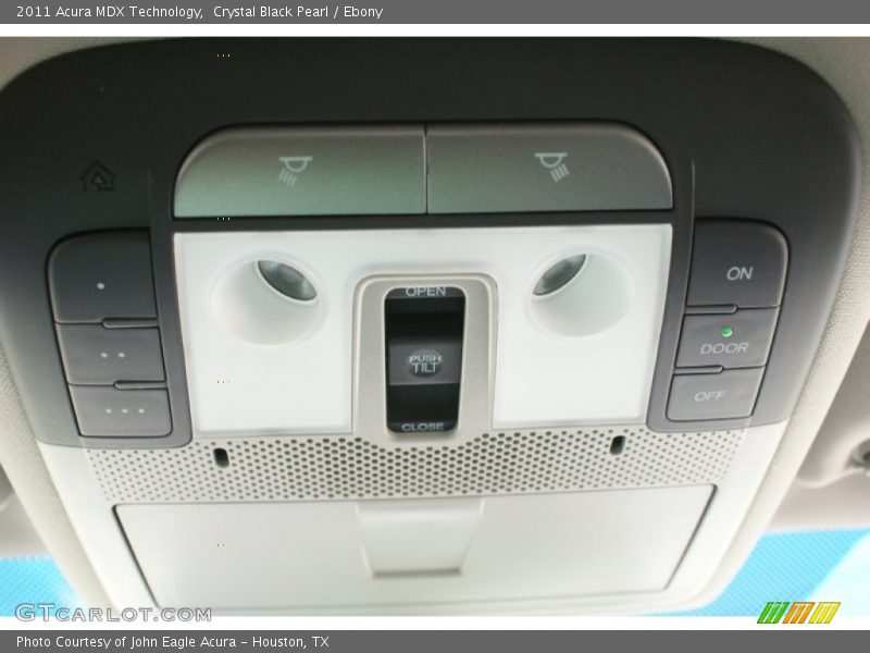 Crystal Black Pearl / Ebony 2011 Acura MDX Technology