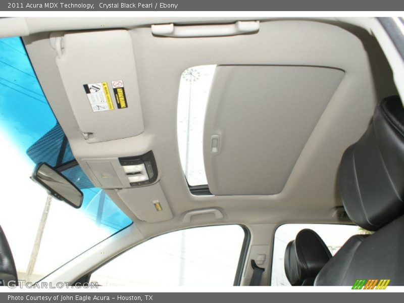 Crystal Black Pearl / Ebony 2011 Acura MDX Technology
