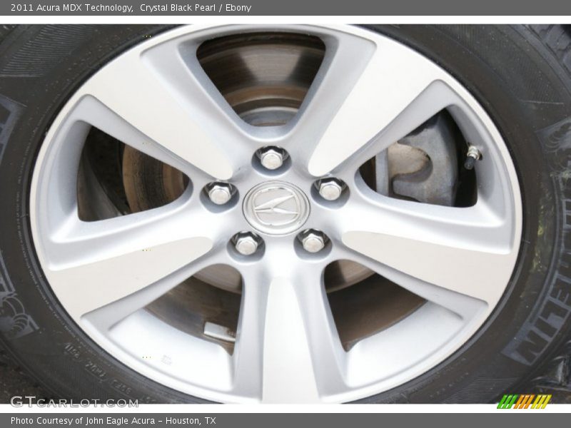 Crystal Black Pearl / Ebony 2011 Acura MDX Technology