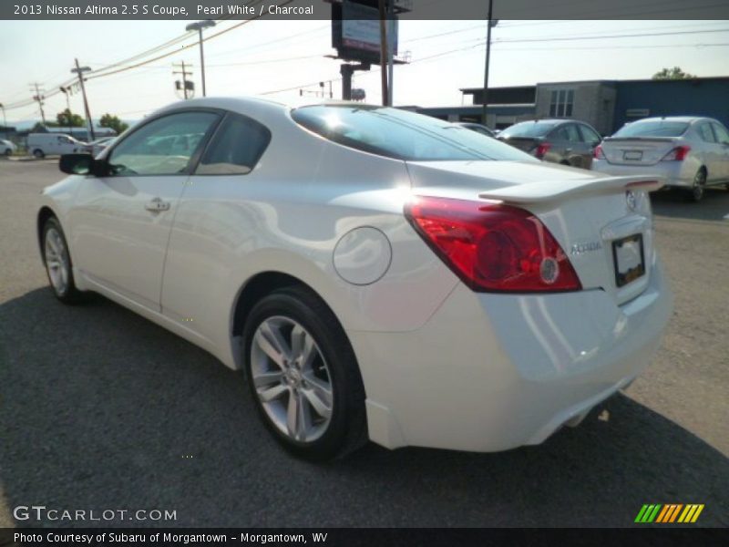 Pearl White / Charcoal 2013 Nissan Altima 2.5 S Coupe