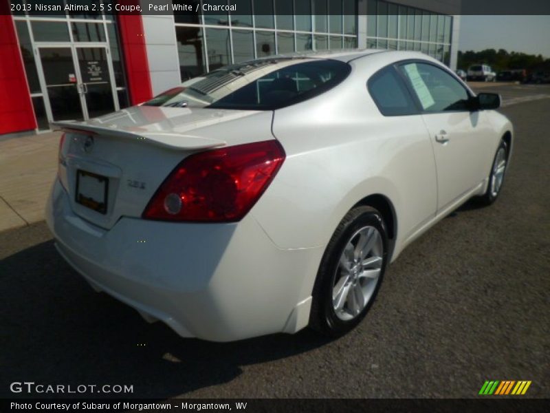 Pearl White / Charcoal 2013 Nissan Altima 2.5 S Coupe