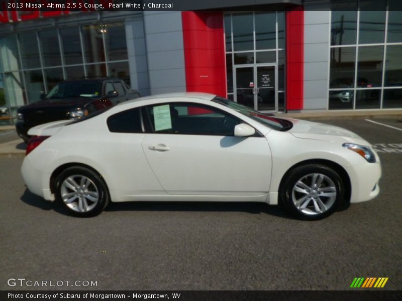 Pearl White / Charcoal 2013 Nissan Altima 2.5 S Coupe