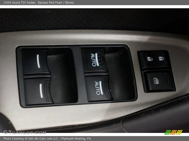 Basque Red Pearl / Ebony 2009 Acura TSX Sedan