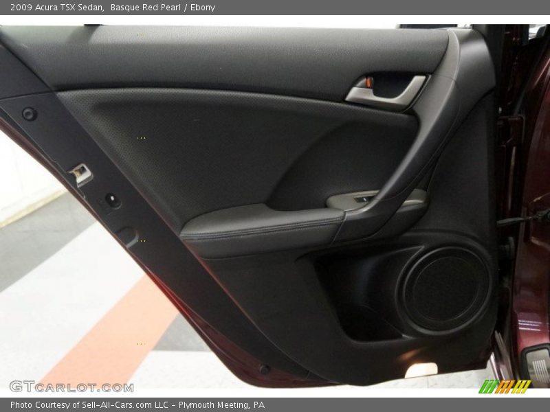 Basque Red Pearl / Ebony 2009 Acura TSX Sedan