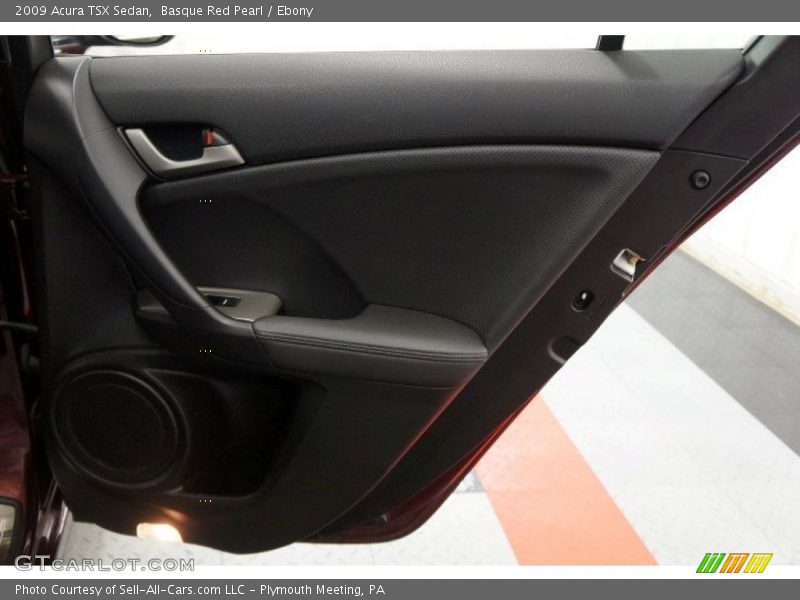 Basque Red Pearl / Ebony 2009 Acura TSX Sedan