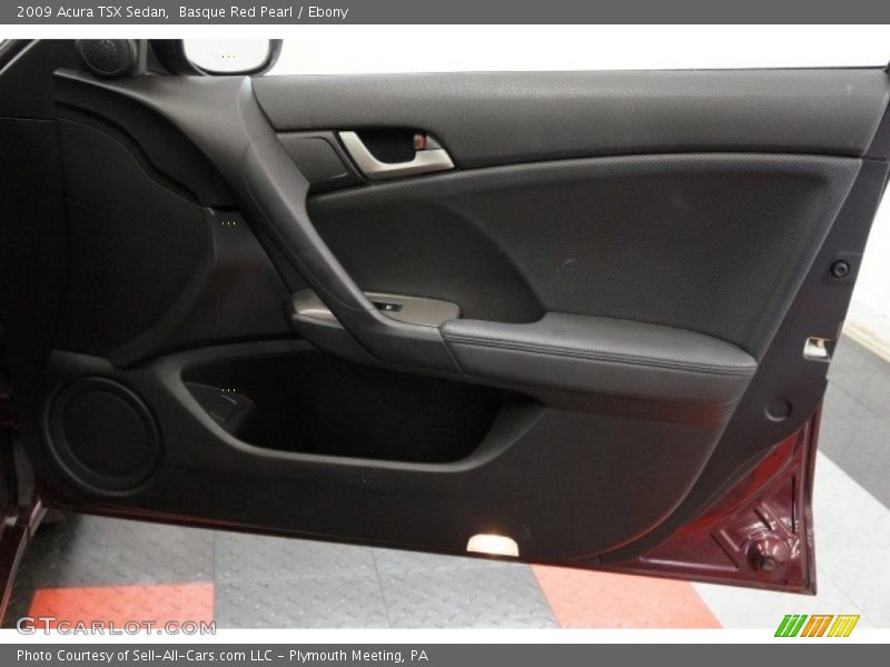 Basque Red Pearl / Ebony 2009 Acura TSX Sedan
