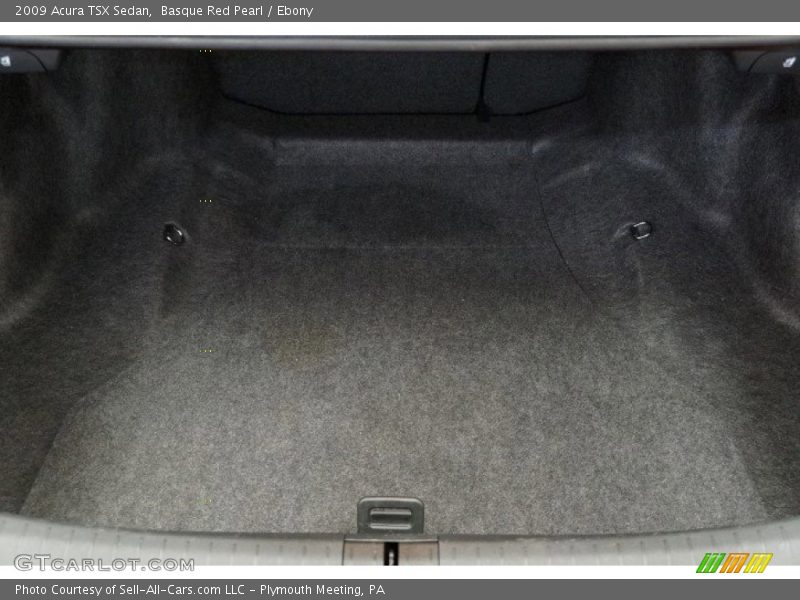 Basque Red Pearl / Ebony 2009 Acura TSX Sedan