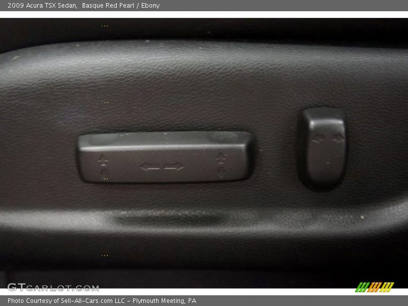 Basque Red Pearl / Ebony 2009 Acura TSX Sedan