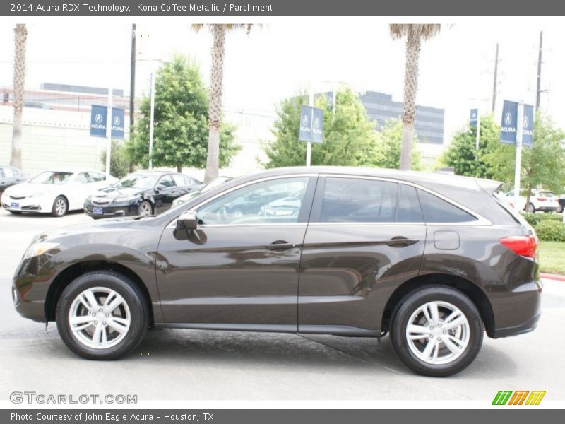Kona Coffee Metallic / Parchment 2014 Acura RDX Technology