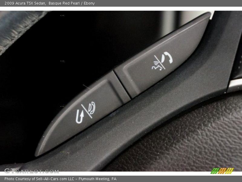 Basque Red Pearl / Ebony 2009 Acura TSX Sedan