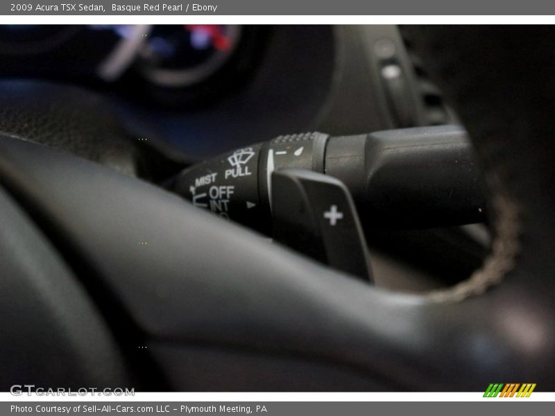 Basque Red Pearl / Ebony 2009 Acura TSX Sedan