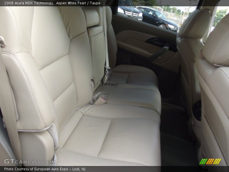 Aspen White Pearl / Taupe 2008 Acura MDX Technology