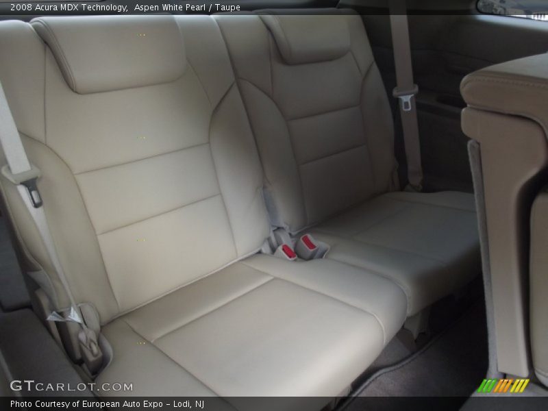 Aspen White Pearl / Taupe 2008 Acura MDX Technology