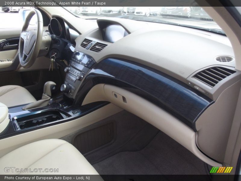 Aspen White Pearl / Taupe 2008 Acura MDX Technology