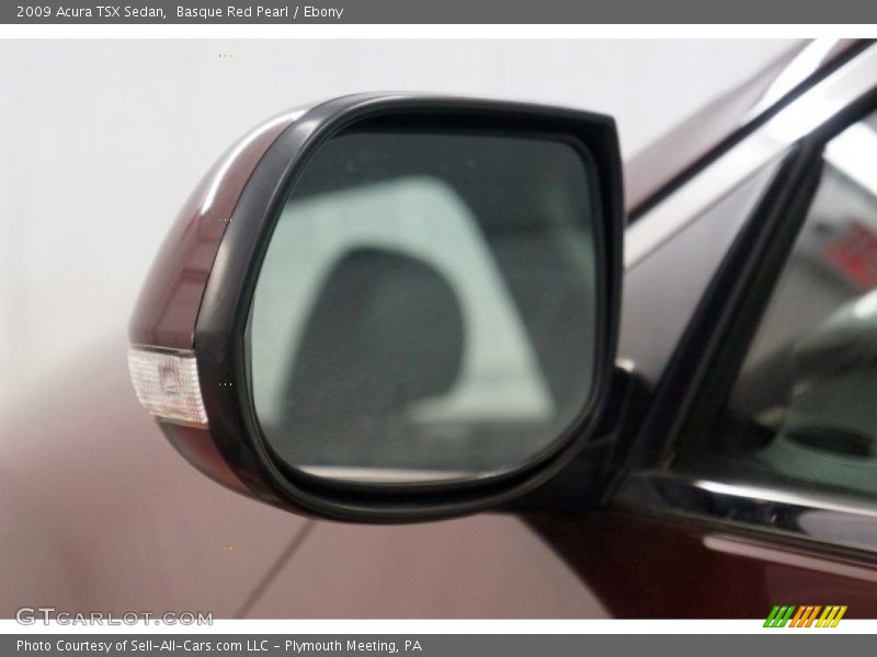 Basque Red Pearl / Ebony 2009 Acura TSX Sedan