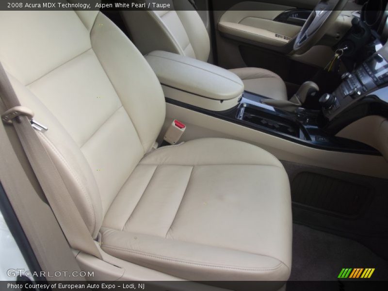 Aspen White Pearl / Taupe 2008 Acura MDX Technology
