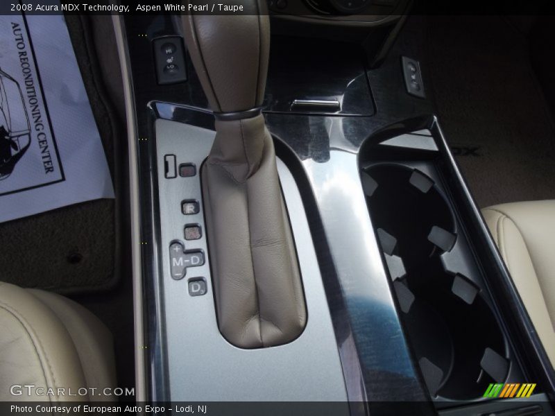 Aspen White Pearl / Taupe 2008 Acura MDX Technology