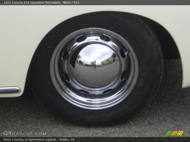 White / Red 1956 Porsche 356 Speedster ReCreation