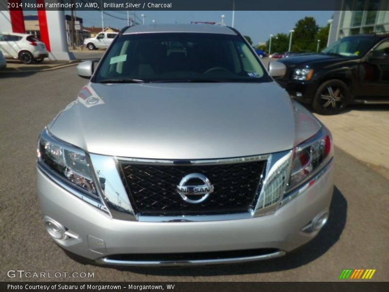 Brilliant Silver / Charcoal 2014 Nissan Pathfinder SV AWD